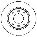 Тормозной диск MAPCO 15312