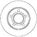 Тормозной диск MAPCO 15877