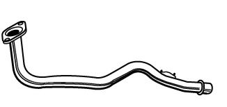 Труба выхлопного газа FONOS 02980