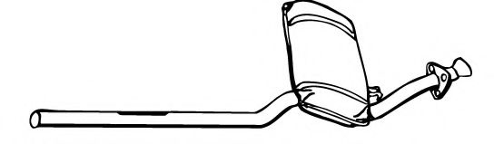 Средний глушитель выхлопных газов EBERSPÄCHER 10455