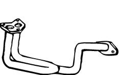 Труба выхлопного газа FONOS 16176