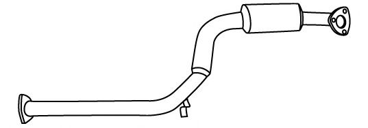 Средний глушитель выхлопных газов FONOS 17904