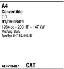 Система выпуска ОГ FONOS ADK19487