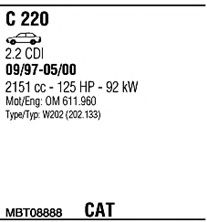 Система выпуска ОГ FONOS MBT08888