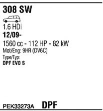 Система выпуска ОГ FONOS PEK33273A