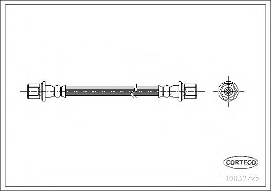 Тормозной шланг PEX 22067
