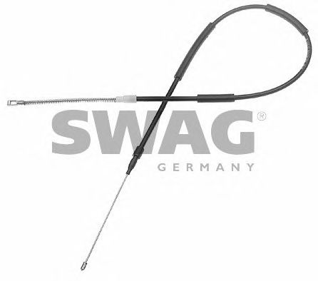 Трос, стояночная тормозная система SWAG 30 91 4198