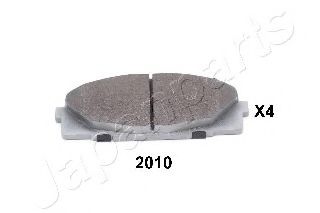 Комплект тормозных колодок, дисковый тормоз JAPANPARTS PA-2010AF