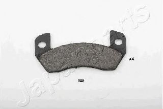 Комплект тормозных колодок, дисковый тормоз JAPANPARTS PP-008AF