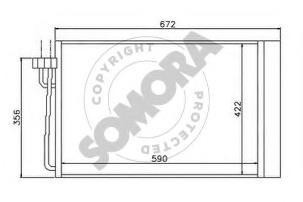 Конденсатор, кондиционер SOMORA 041360