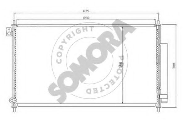 Конденсатор, кондиционер SOMORA 122760