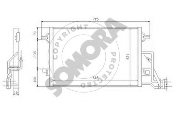 Конденсатор, кондиционер SOMORA 352360