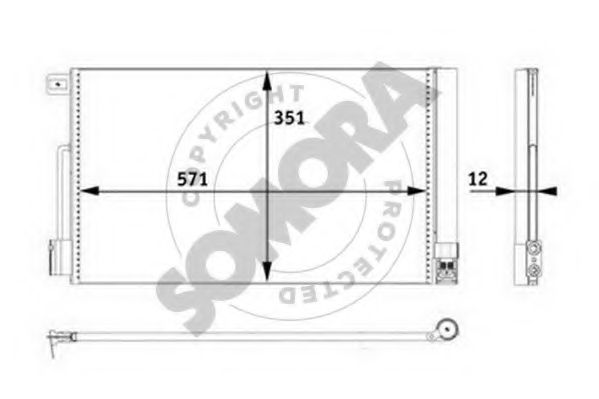 Конденсатор, кондиционер SOMORA 089060