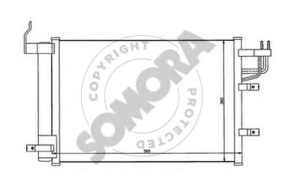 Конденсатор, кондиционер SOMORA 112060