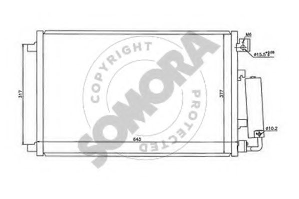 Конденсатор, кондиционер SOMORA 198060A