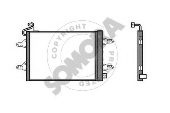 Конденсатор, кондиционер SOMORA 355460
