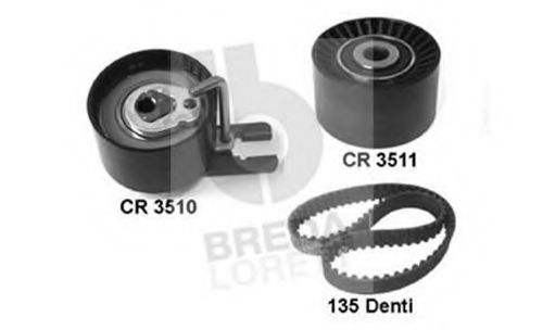 Комплект ремня ГРМ BREDA  LORETT KCD0574