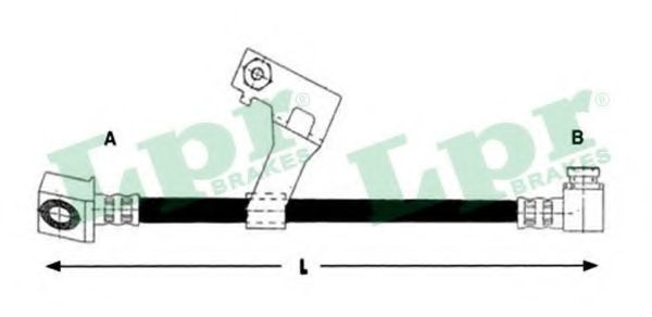 Тормозной шланг LPR 6T48114