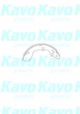 Комплект тормозных колодок KAVO PARTS BS-8934