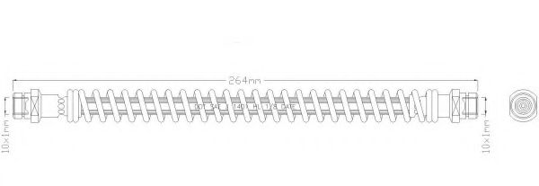 Тормозной шланг REMKAFLEX 2107