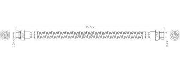 Тормозной шланг REMKAFLEX 2775