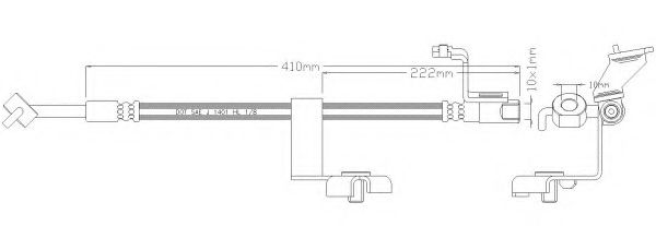 Тормозной шланг REMKAFLEX 4898
