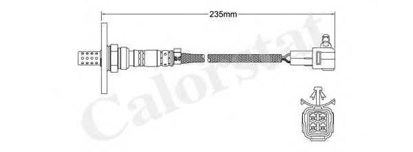 Лямбда-зонд CALORSTAT by Vernet LS140348