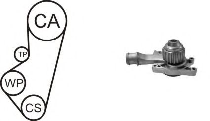 Водяной насос + комплект зубчатого ремня AIRTEX WPK-122902