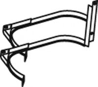 Кронштейн, глушитель DINEX 64809