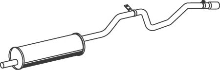 Средний / конечный глушитель ОГ WALKER 16323