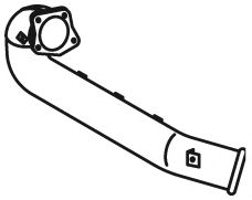 Труба выхлопного газа IMASAF 13025