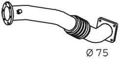 Труба выхлопного газа DINEX 29147