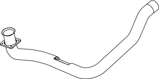 Труба выхлопного газа DINEX 64175