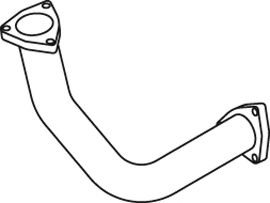 Труба выхлопного газа DINEX 69134