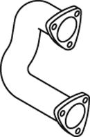 Труба выхлопного газа ZARA 8821