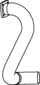 Труба выхлопного газа DINEX 47212