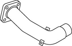 Труба выхлопного газа ZARA 10119