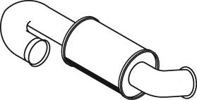 Труба выхлопного газа DINEX 24640