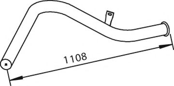 Труба выхлопного газа ZARA 549