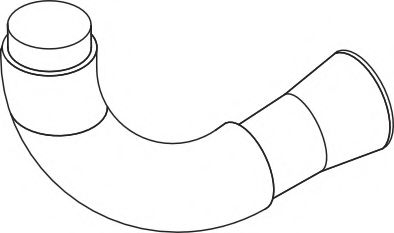 Труба выхлопного газа BORGES 10056