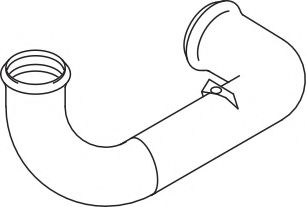 Труба выхлопного газа DINEX 80214