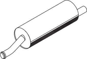 Средний / конечный глушитель ОГ ZARA 9661