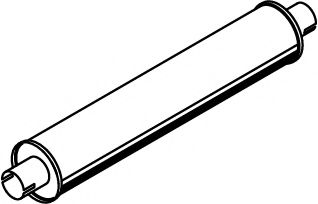 Средний / конечный глушитель ОГ GILLET 2975