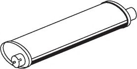 Средний / конечный глушитель ОГ DINEX 44339