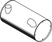 Средний / конечный глушитель ОГ ZARA 9828