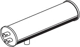 Средний / конечный глушитель ОГ BORGES 3278