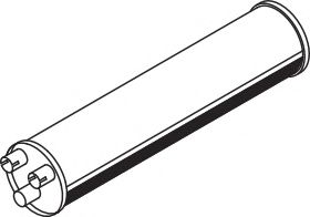 Средний / конечный глушитель ОГ ZARA 9274