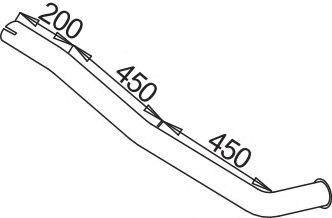 Труба выхлопного газа IMASAF 4300