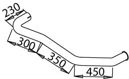 Труба выхлопного газа ZARA 9321