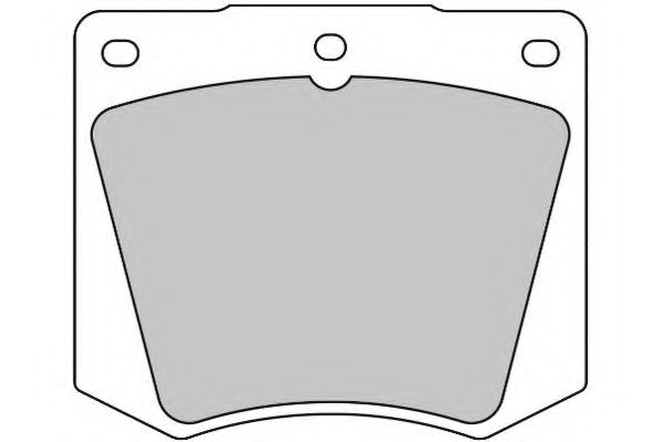 Комплект тормозных колодок, дисковый тормоз NECTO FD6767A